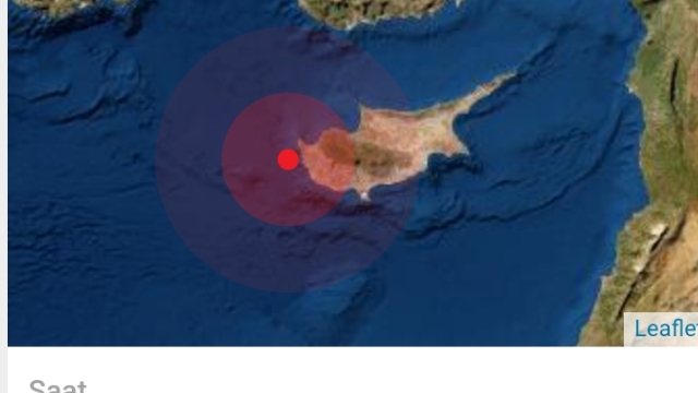 Akdeniz'de korkutan deprem