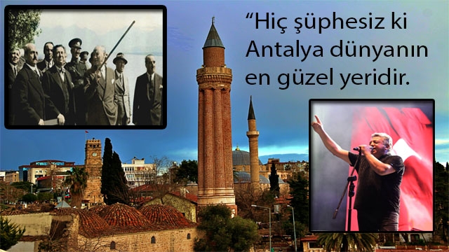 Antalya, Atatürk’ün gelişini kutluyor