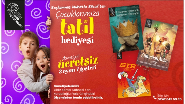 Böcek’ten çocuklara tatil hediyesi