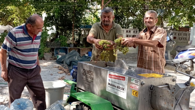 Büyükşehir’den makine desteği