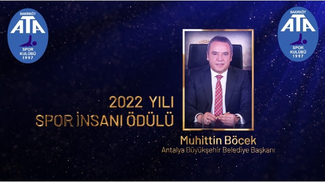 Böcek’e 2022 Spor İnsanı Ödülü