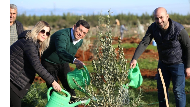 Kepez’de Zeytin Çiftliği kuruldu