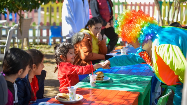 Teneffüs Park'ta yüzleri güldü