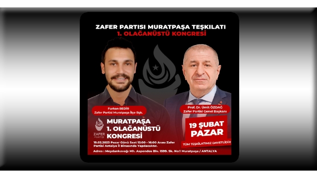 Zafer Partisi'nden Kongre Kararı