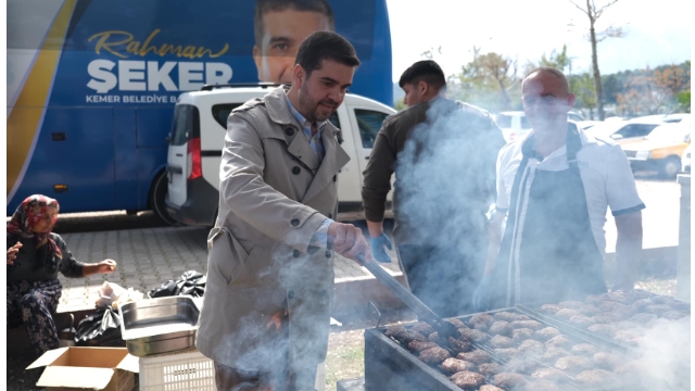 Şeker'den barbekü jesti