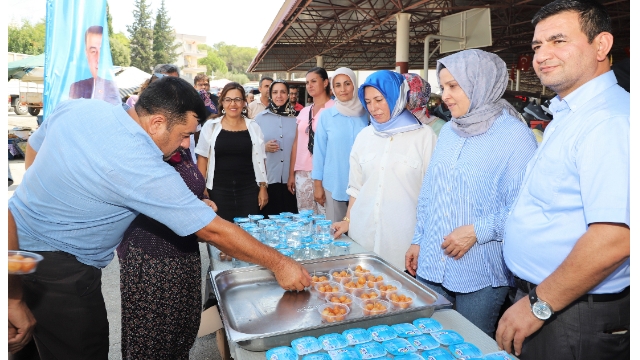 Aksu'da Narin için lokma dağıtıldı