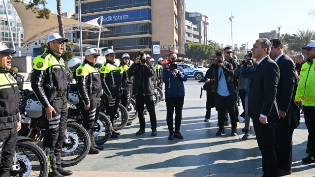 Emniyet teşkilatına 25 yeni motosiklet