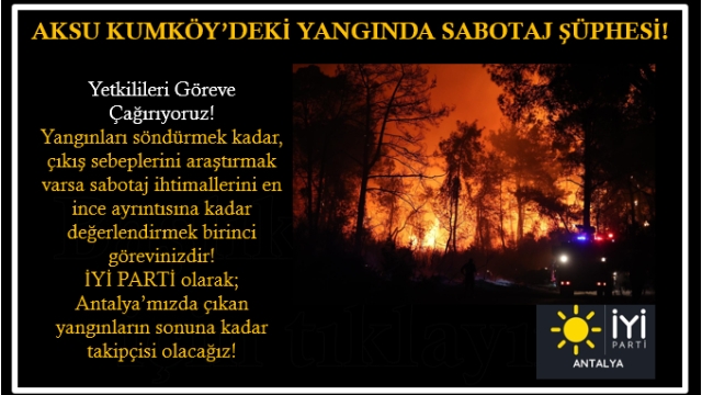 ‘Sabotaj kuşkusu var’