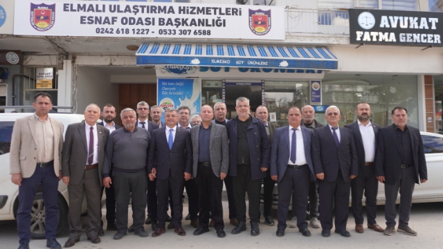 AESOB Başkan Adayı Alkan Elmalı’da