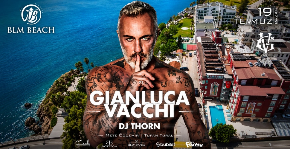 Antalya'da Gianluca Vacchi Rüzgar Esecek