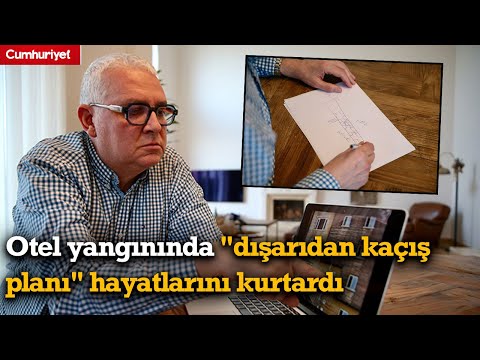 Kartalkaya'daki otel yangınında "dışarıdan kaçış planı" hayatlarını kurtardı