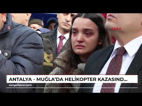 ANTALYA - Muğla'da helikopter kazasında hayatını kaybedenler için Antalya'da tören düzenlendi