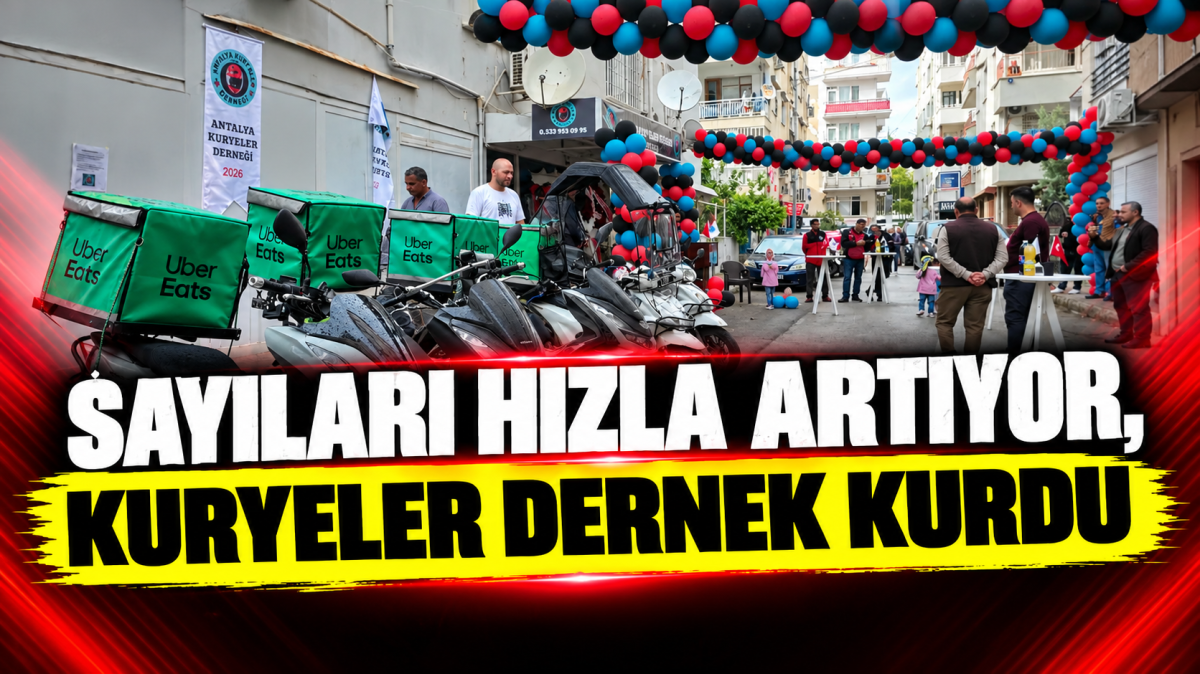 Antalya Kuryeler Derneği açıldı