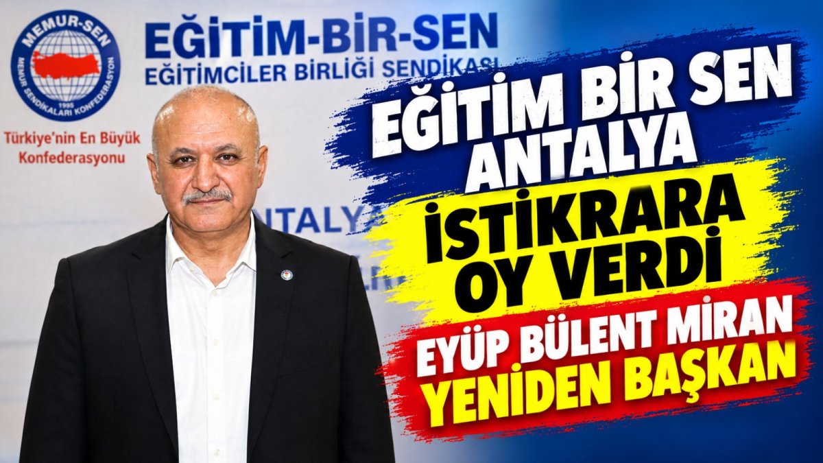 Eyüp Bülent Miran yeniden başkan