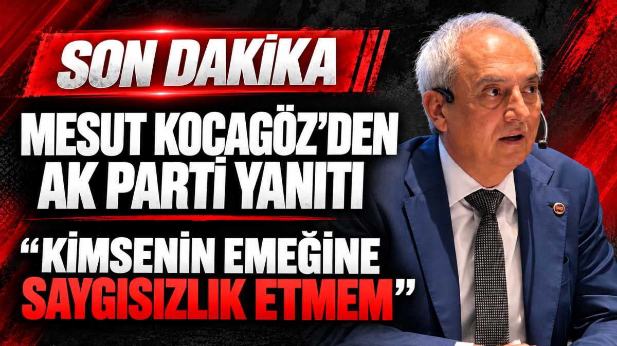 Mesut Kocagöz o soruyu yanıtladı