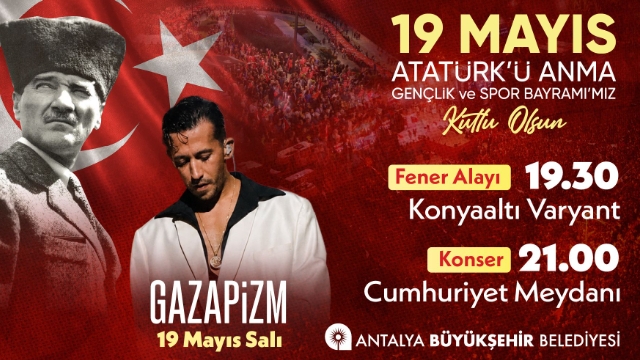 Gençler Gazapizm konseri ile coşacak