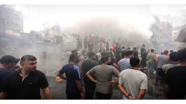 İsrail kampı hedef aldı