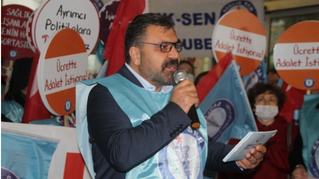 Sağlıkçılar adalet için haykırdı